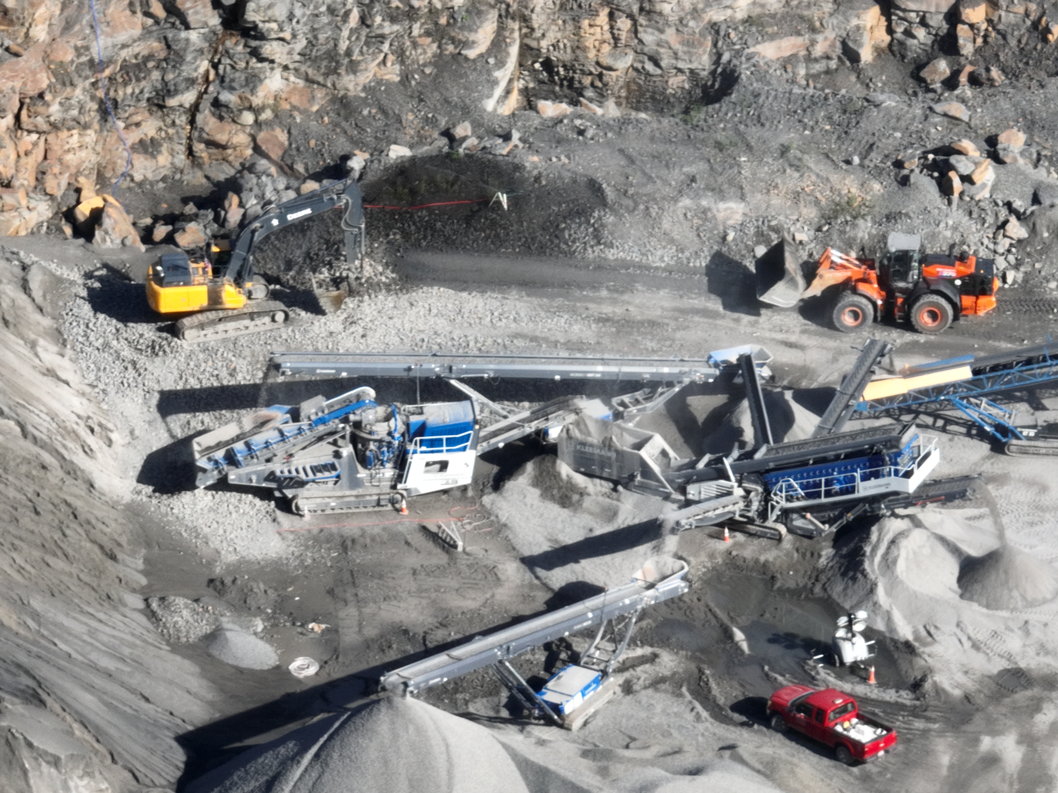 Kriger quarry operations